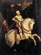 Franz Pforr St George and the Dragon oil painting on canvas